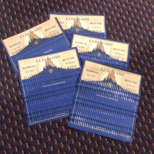 NWT 450 brass straight pins